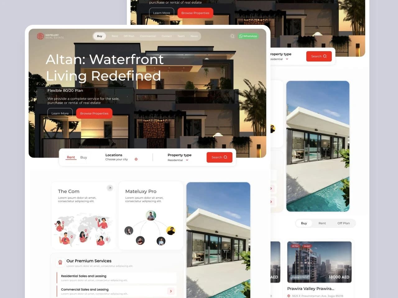 Mateluxy Website