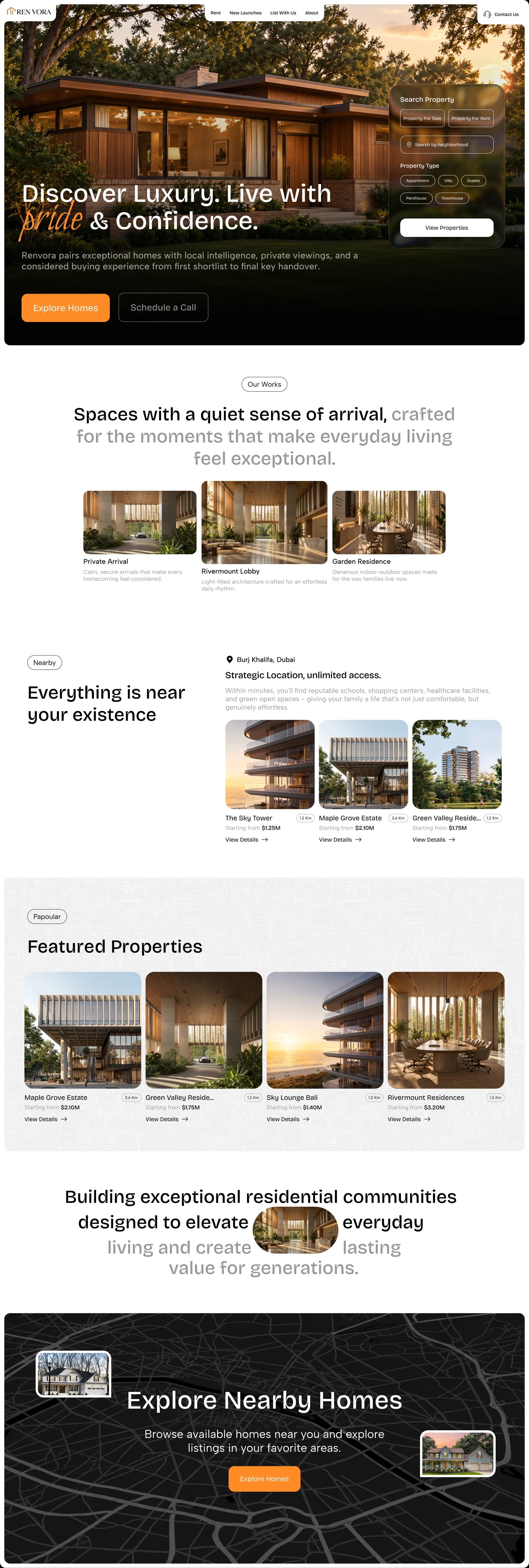 Renvora — Website / Full design
